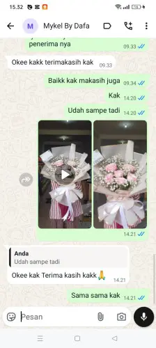 Testimonial Buket Bunga temanggung