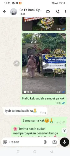 Testimonial Papan Bunga temanggung